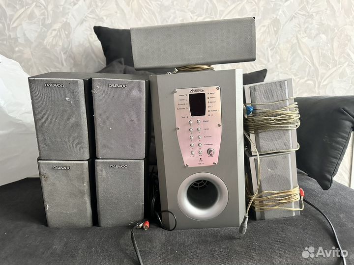 Сабвуфер и колонки