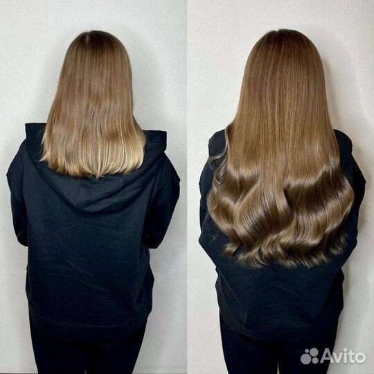 Наращивание волос модель