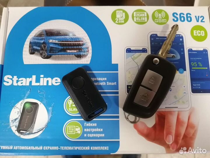 Starline s66/s96 v2 bt gsm eco с установкой
