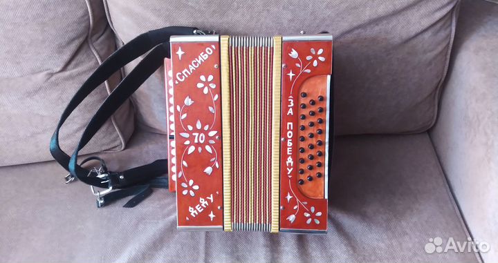 Гармонь Вологодская ретро 1940-50 гг