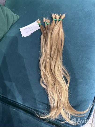 Волосы для наращивания 42 см б/у 117 капсул
