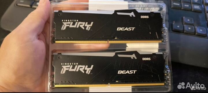 Kingstone fury beast black rgb 16GB DDR5