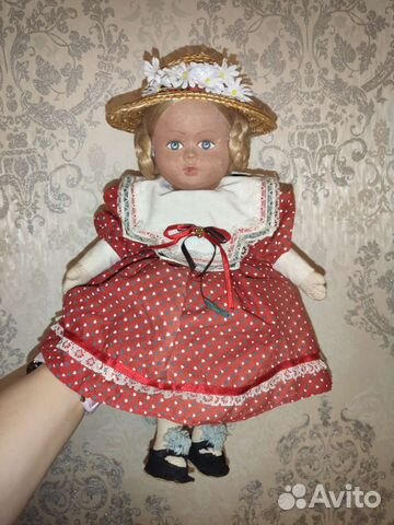 Кукла тряпичная Германия клеймо