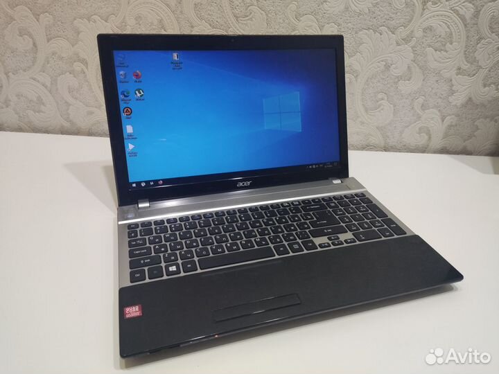 Стильный ноутбук Acer V3-551(4ядра/8гб/SSD)