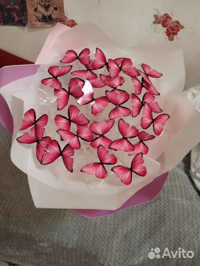 Букеты цветы из бабочек