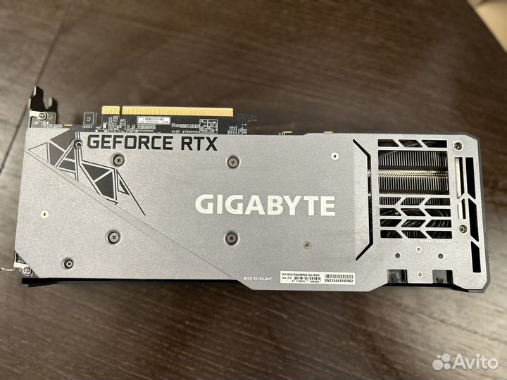 Видеокарта RTX geforce 3070 gigabyte