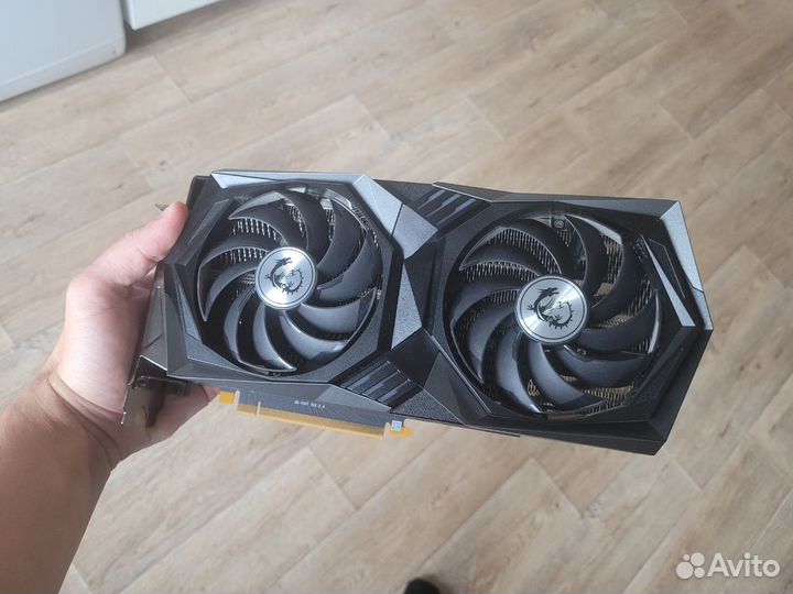 Видеокарта MSI GeForce RTX 3060 gaming X 12G (LHR)