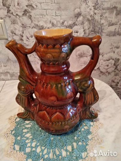 Восточный кувшин кумган времён СССР винтаж