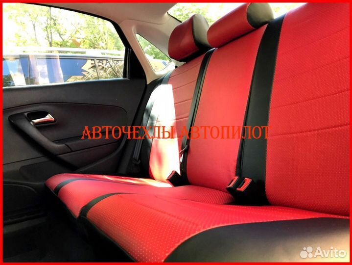 Чехлы Автопилот Volkswagen Polo 1 из экокожи