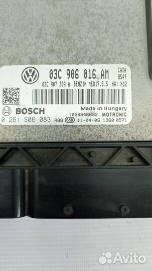 Блок управления двигателем VW Golf 6 1,4 caxa