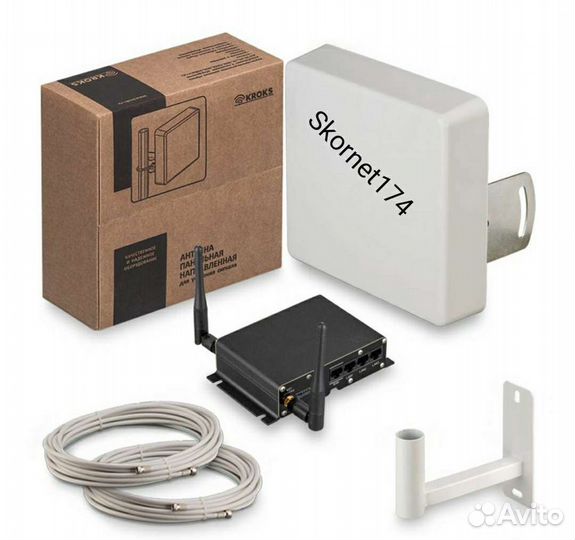 Комплект для 4G/3G интернета на дачу kroks mimo