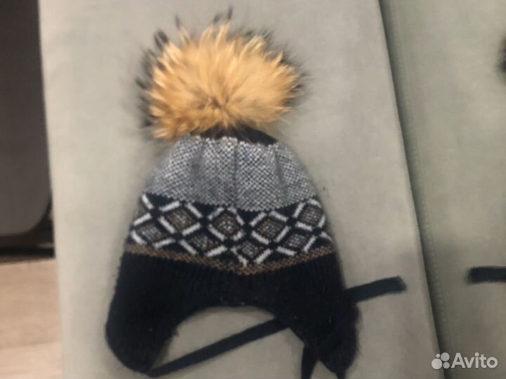 Шапка для мальчика зима 42-46