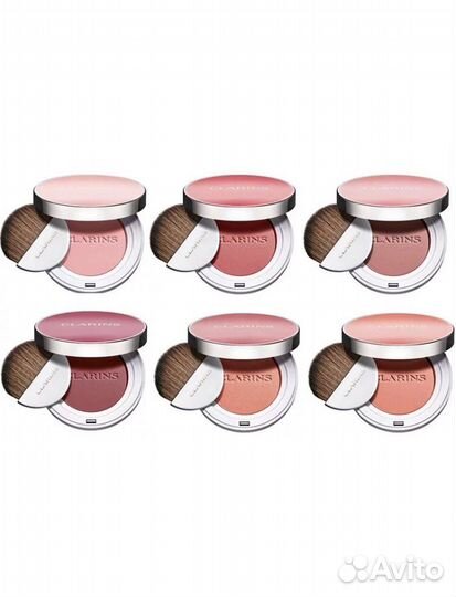 Румяна clarins joli blush 01; 02; 03;05