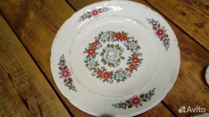 Набор из 4 тарелок и для специй зик СССР кл.1974-1