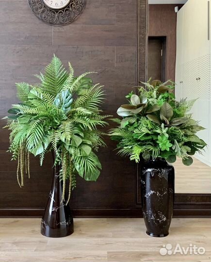 Озеленение интерьера, цветочная композиция