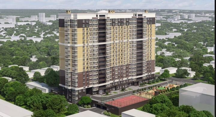 2-к. квартира, 58,7 м², 1/18 эт.