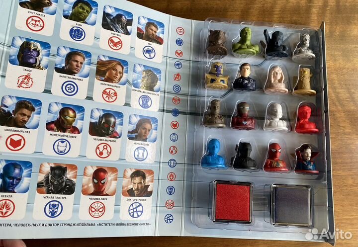 Marvel Марвел коллекция ластиков