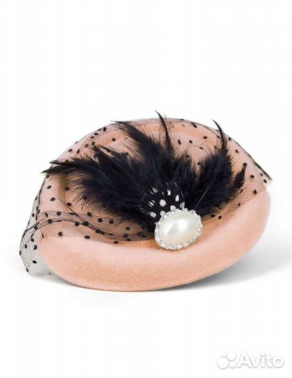 Шляпка-таблетка с вуалью свадьба/романтика