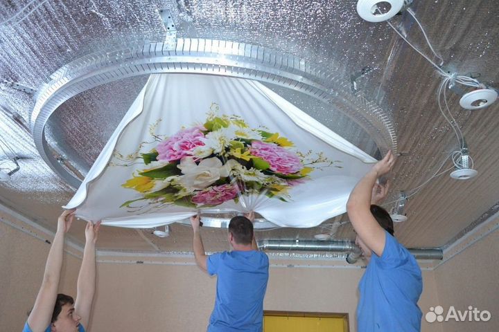 Натяжные потолки фабричное производство