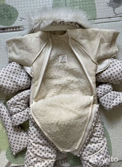 Комбинезон зимний 80 см с подстежкой