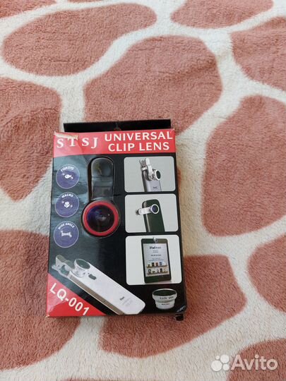 Объектив Fish Eye для смартфона широкий и макро