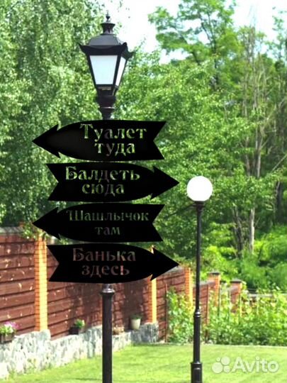 Указатели для сада