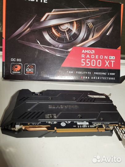 Видеокарта Gigabyte RX5500XT 8GB