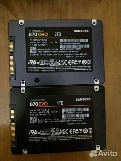 SSD Samsung SSD 870 EVO 1tB