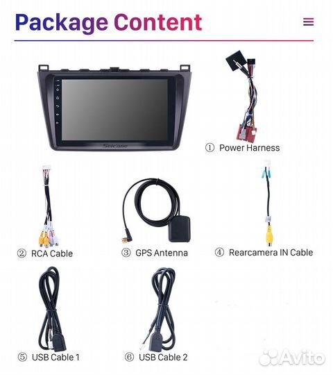 Андроид магнитола для Mazda 6 gh rest