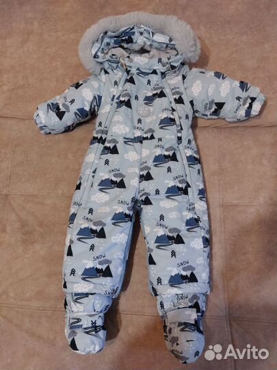 Зимний комбинезон трансформер 74-80