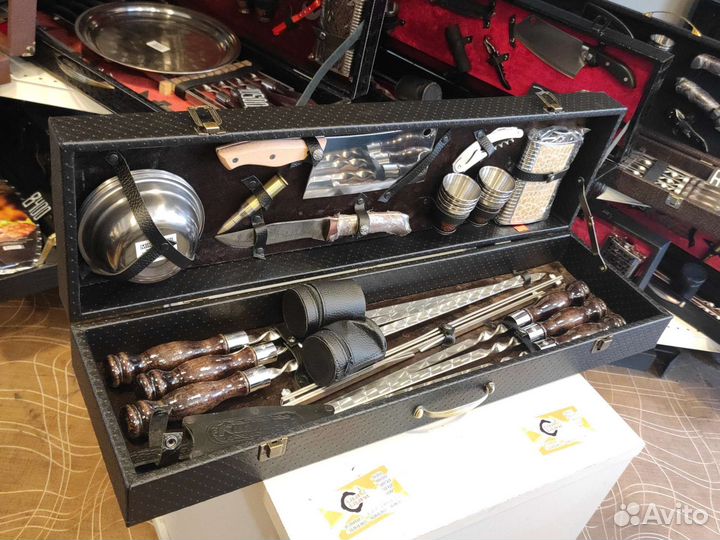 Походный шашлычный набор