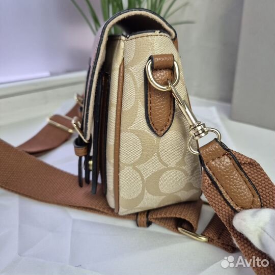 Сумка новая Coach Lucy люкс коричневая