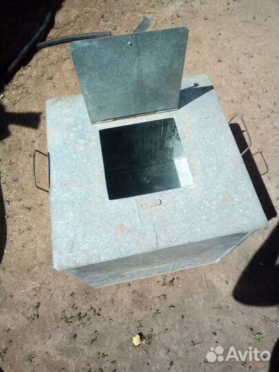 Емкость из оцинковки для сыпучих продуктов