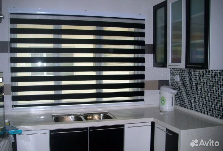 Кассетные рулонные шторы