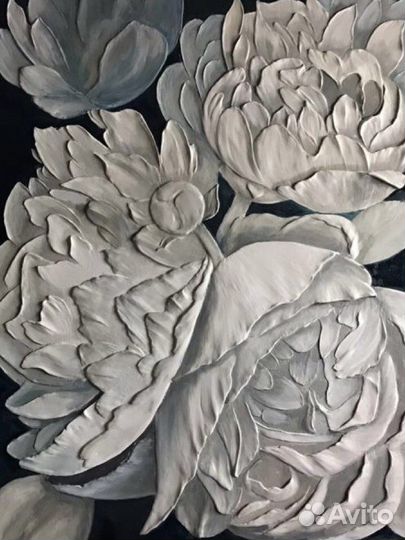 Барельеф, Роспись стен, декор стен