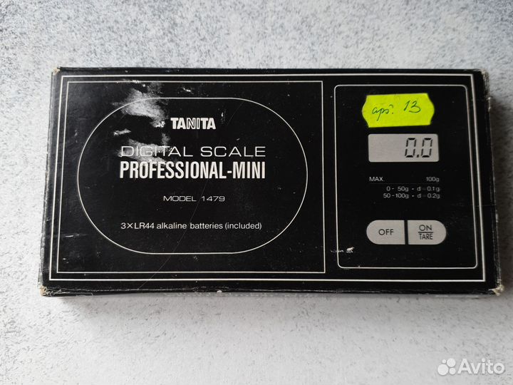 Ювелирные мини весы электронные Tanita до 100 гр