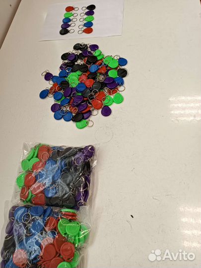 Брелок mifare zero 100шт