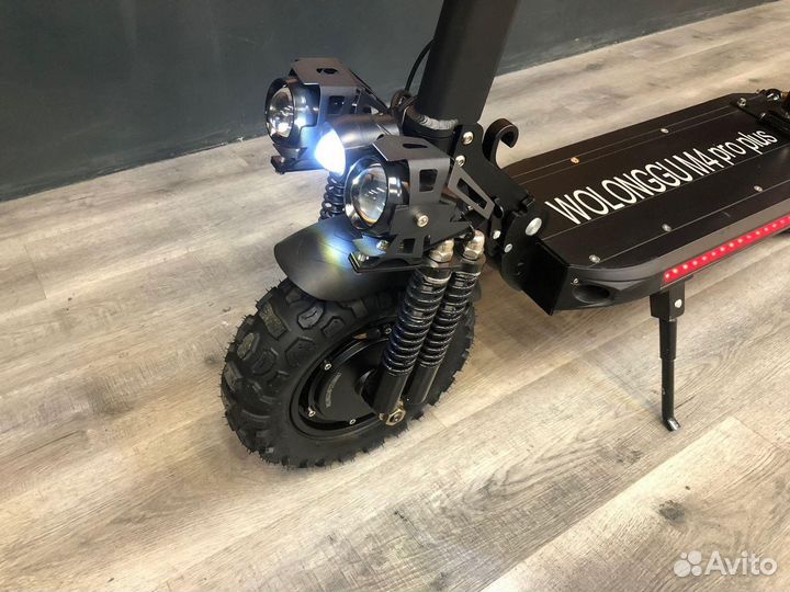 Электросамокат полноприводный 1000w*2