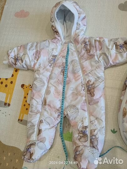 Конверт на выписку зимний для двойни