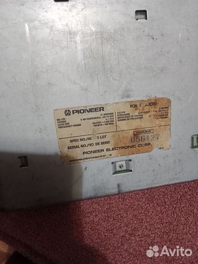 Магнитола автомобильная pioneer,касетная