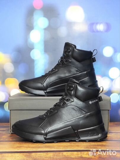 Ботинки зимние кожаные термо