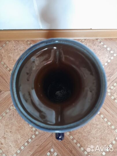 Фарфоровая напольная ваза высотой 36,5 см СССР