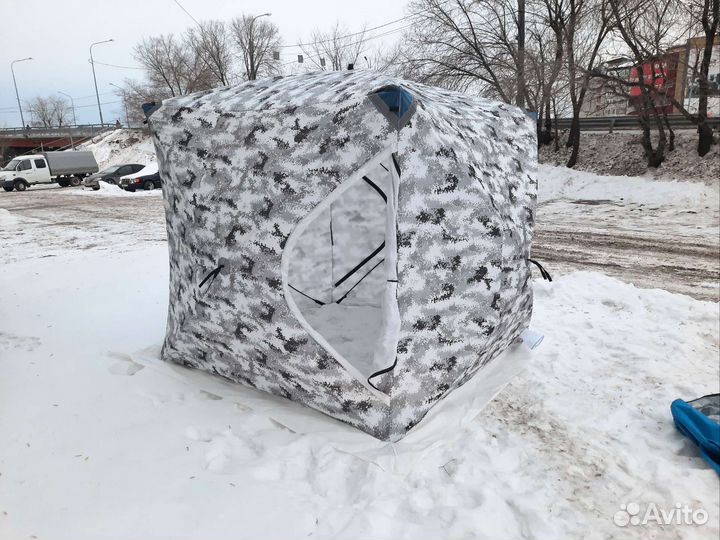 Зимняя палатка cube 4