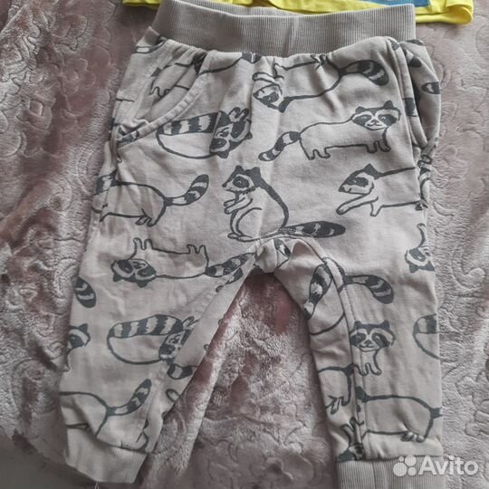 Футболка baby GO и штанишки h&m р.80