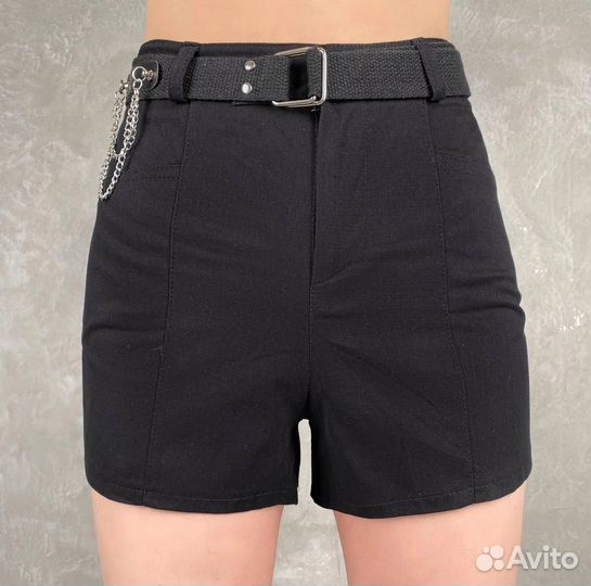 Шорты с ремнем