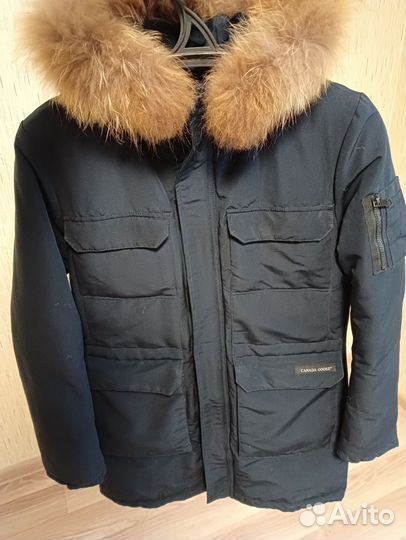 Мужская зимняя парка с мехом