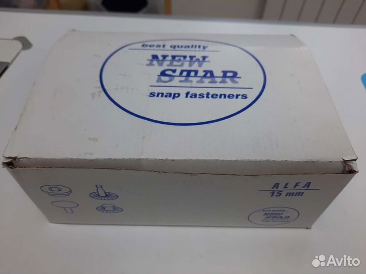 Кнопка Альфа (нерж) 15 мм никель