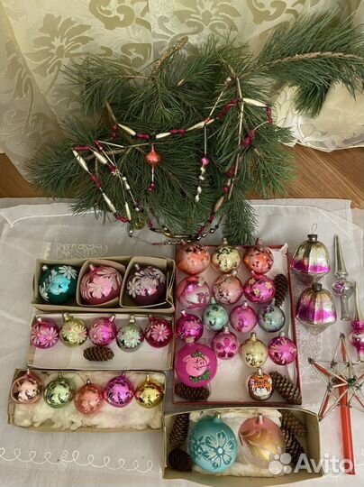 Елочные игрушки СССР