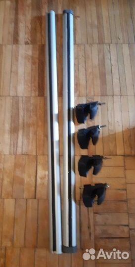 Багажник (поперечины) на рейлинги skoda yeti