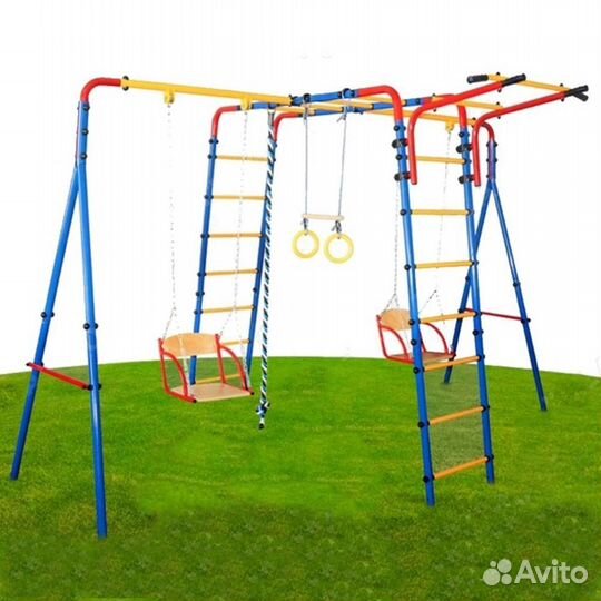 Детский спортивный комплекс Атлет с 2-мя качелями